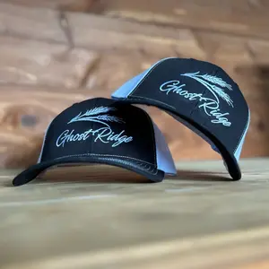 Black/White Richardson 112 Wheat Hat