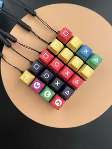 4 Key Funny Mechanical Keyboard Keychain Fidget Toy for Stress Relief, Adults Kids Teens Finger Press Type Keyboard, Small Fidgets Set for-ADHD For Him Gift from Wife