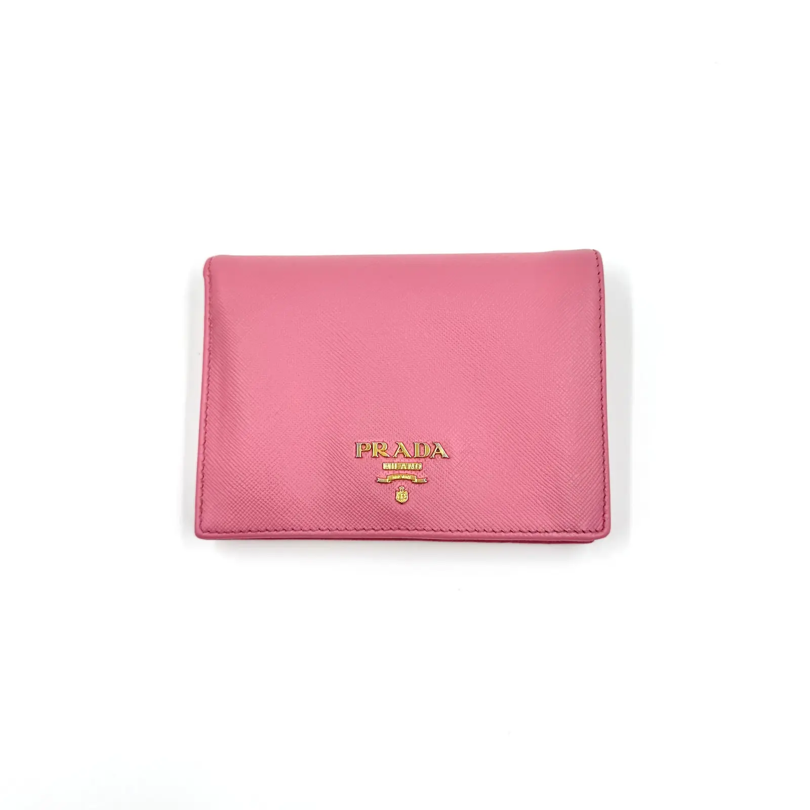 Pre-owned PRADA AsShown Clutches & Wristlets 5682 Saffiano Wallet 26.06.25