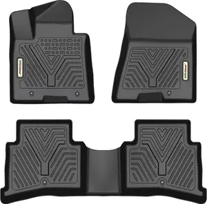 OEDRO Floor Mats Compatible with 2017-2022 Kia Sportage, 2019-2021 Hyundai Tucson, 1st & 2nd Row