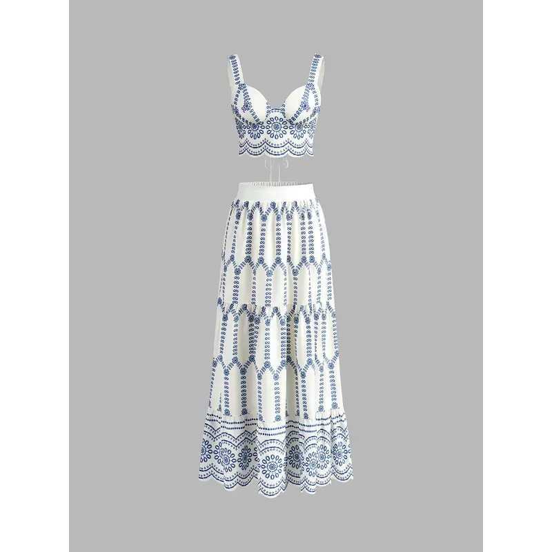 halter neck buckle detail denim dress Isalin Mid Wash Denim Halter Mini Dress - US 16