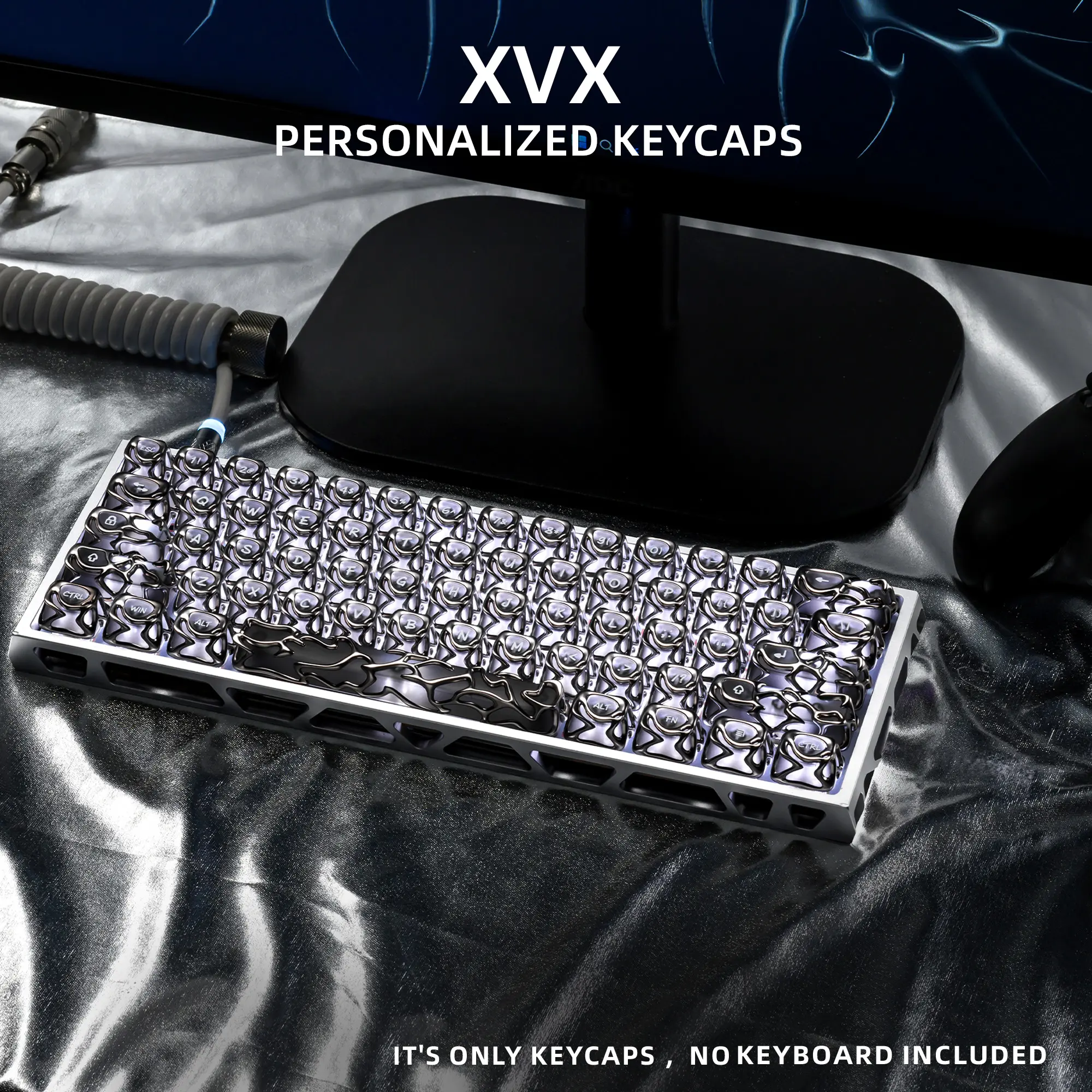 XVX Venom Metal Texture Translucent ABS&PC Artisan 61 / 120keys