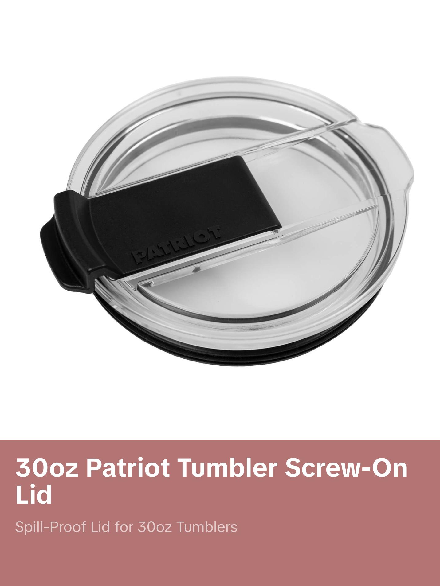 Screw-on Spill-Proof Lid - 30oz Patriot Tumbler - TikTok Shop