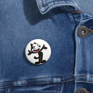 Custom Felix the cat 1919 2nd Gen Pin Buttons