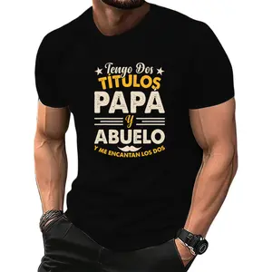 T Shirts I Hold Two Roles Father And Grandfather And I Cherish Both Men'S T Shirt Unisex Style 2026 Summer Short Sleeve Printed Tee Gmen'S Graphic Tee Casual Crew Neck Short Sleeve T-Shirt All-Season Top for Casual Attire