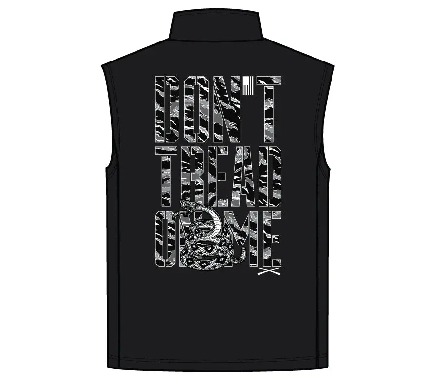 Howitzer Men's No Tread Military Vest, Black Polyester Graphic Outerwear, Veteran-Supporting Patriotic Clothes, Tops, Casual, Zip, Veterans, Fashion, All Seasons, Original, Sleeveless, Charitable Donations, First Responders, Tagless, Cvr6065-Bk, Graphic P