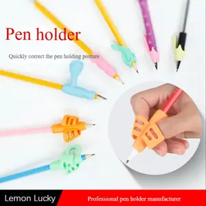 3-Piece Random Color Left-Right Hand Training Pen Holder Set, Training Penholders, Universal Writing Grip Aid for Adults & Students, Ideal Office Tool, Writing Tools
