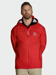 Dry One Waterproof Coat / Ohio State Buckeyes / Scarlet