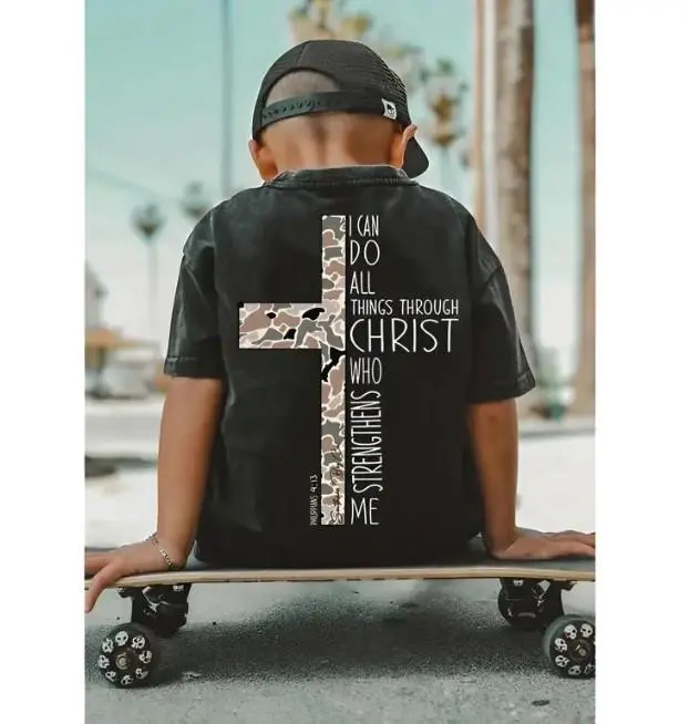 Christian Strengthens Me Youth & Adult Tee, Southern boy Clothes, Christian Strengthens Me Boy Clothes, Gifts for kids, Trending Summer, Boy Shirt, Gift for Son