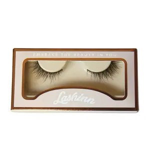 Mocha - 1 Pair reusable Up to 20 Times, Flare Brown Natural Cat Eye Lashes for Enhanced Look