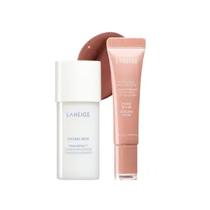 Laneige Hydrate & Glaze Bundle, Glaze Craze, Cream Skin Toner & Moisturizer Mini (50ml) Korean Tinted Laneige Hydrate & Glaze Bundle, Glaze Craze, Cream Skin Toner & Moisturizer Mini (50ml) Korean Tinted