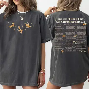 Xaden Riorson Quote Comfort Colors Shirt, Fourth Wing Book Quotes, Xaddy Shirt, I Love You In Book Quotes, Romantasy Book Tee