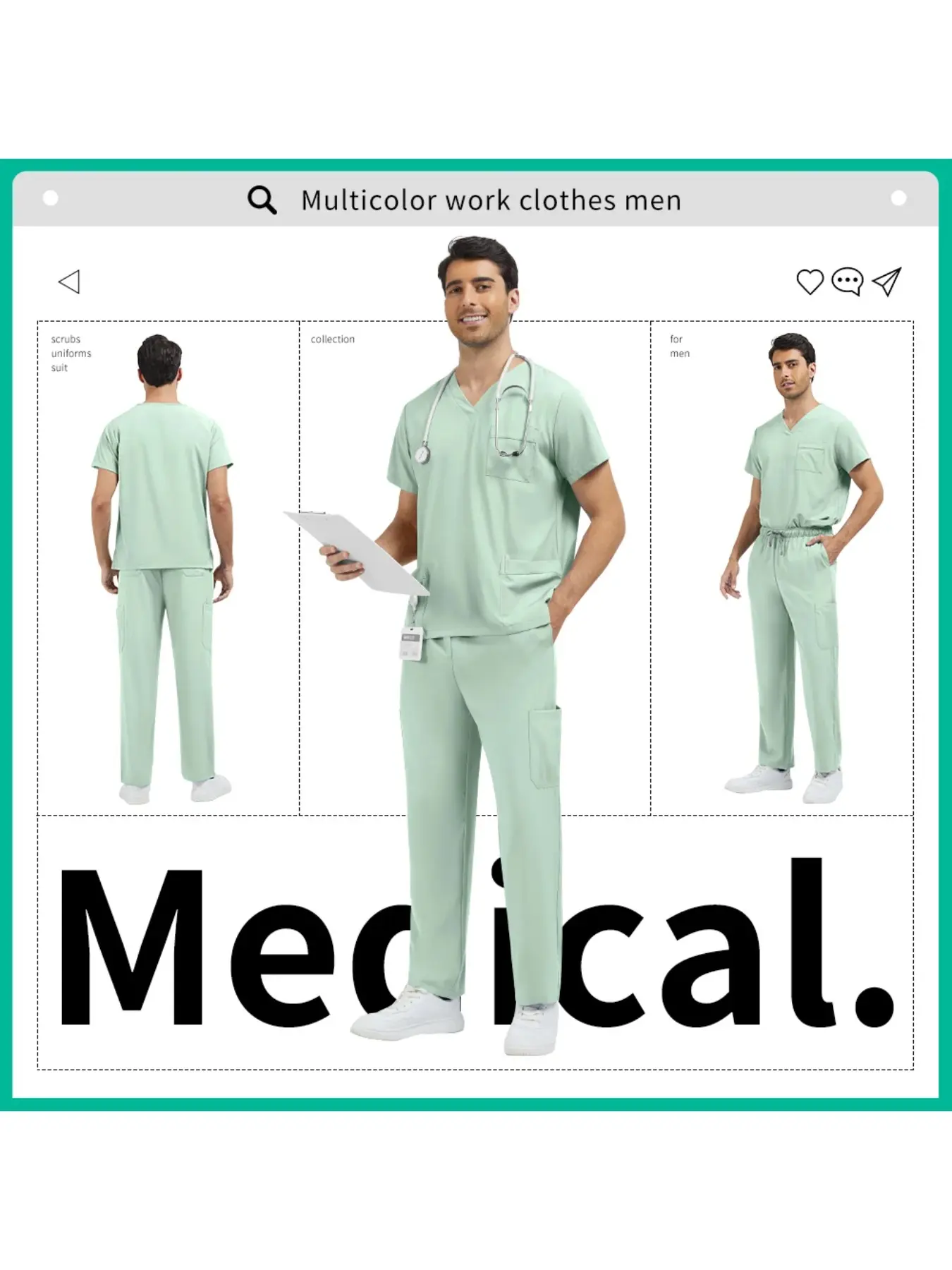 Dental Clinic Doctor Workwear Hospital Medical Uniforms Healthcare Uniform Men Pet Grooming Scrubs Sets Vet Work Clothes Nurse Accessories Veterinary Work Clothes