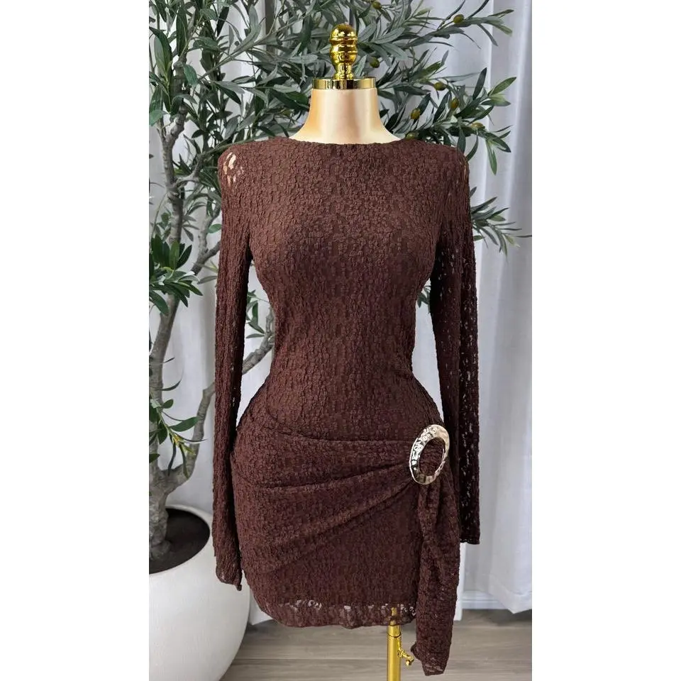 ELLEN CHOCOLATE DRESS