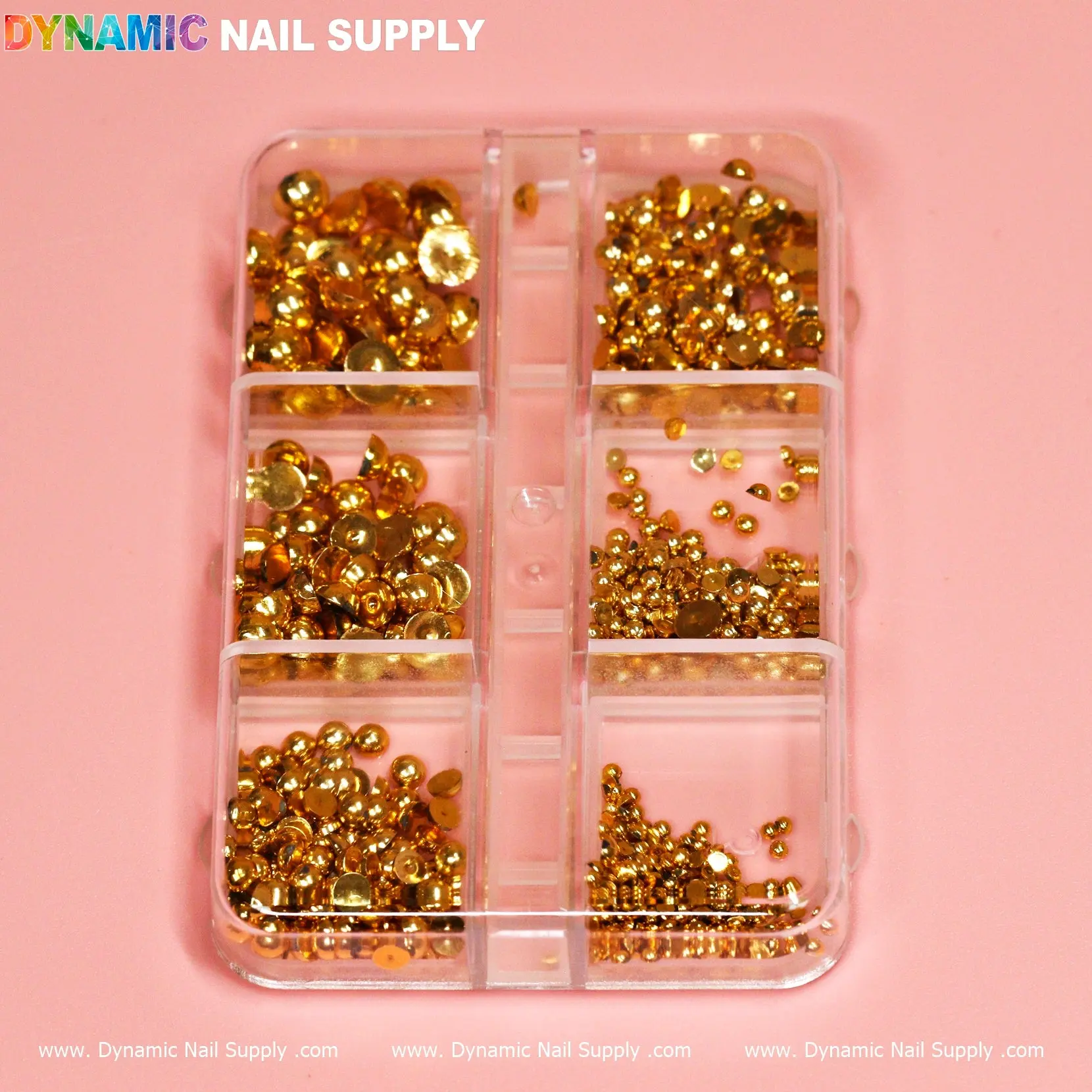Gold Metallic Ball Bead for Nails Design
