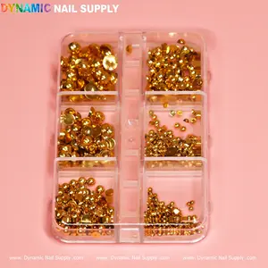 Gold Metallic Ball Bead for Nails Design