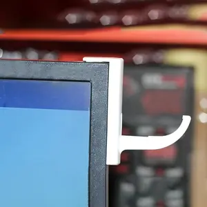 1pc Headphone Hanging Hook, Self Adhesive Headphone Holder, Headphone Headset Bracket, Headphone Hanger, Computer Storage Rack Hook, For Home & Office