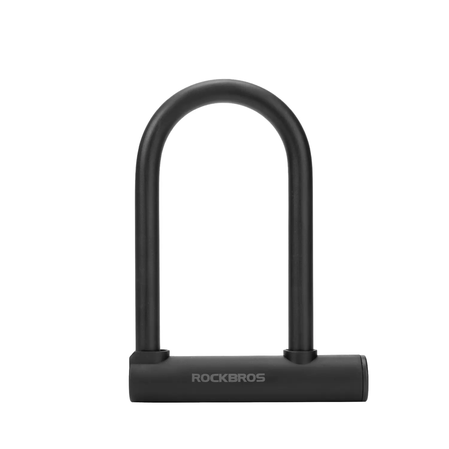 ROCKBROS Cycling Bike U-Lock, Durable Alloy Steel Cutting-Resistant Anti-Theft Lock with 2 Keys, Rust-Resistant Zinc Alloy Cylinder, Hardened Steel Body, Silicone-Enhanced Heavy Duty Protection, Convenient Mounting Bracket