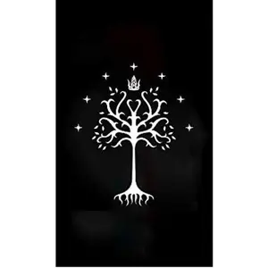 White Tree of Gondor Tolkien Hobbit Lord of The Rings Flag Wall Art Hanging,For Decorate Clubs Concerts Bars University Dormitories Living Rooms Bedrooms Decor Tapestry