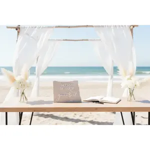 Marble Stone 3D Guestbook Table Sign