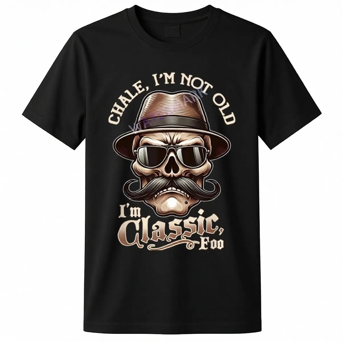 Summer t Shirts Men's "I'm Not Old, I'm Classic Foo" Graphic Tee - Funny Cholo Chicano Lowrider Design Casual Streetwear