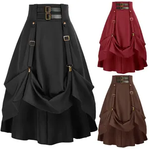 DMR 2025Women'sSteampunkSkirtVictoriaRenaissanceRetroMid-lengthA-lineGothicSkirt.forsummerandfallBlouses & Shirts