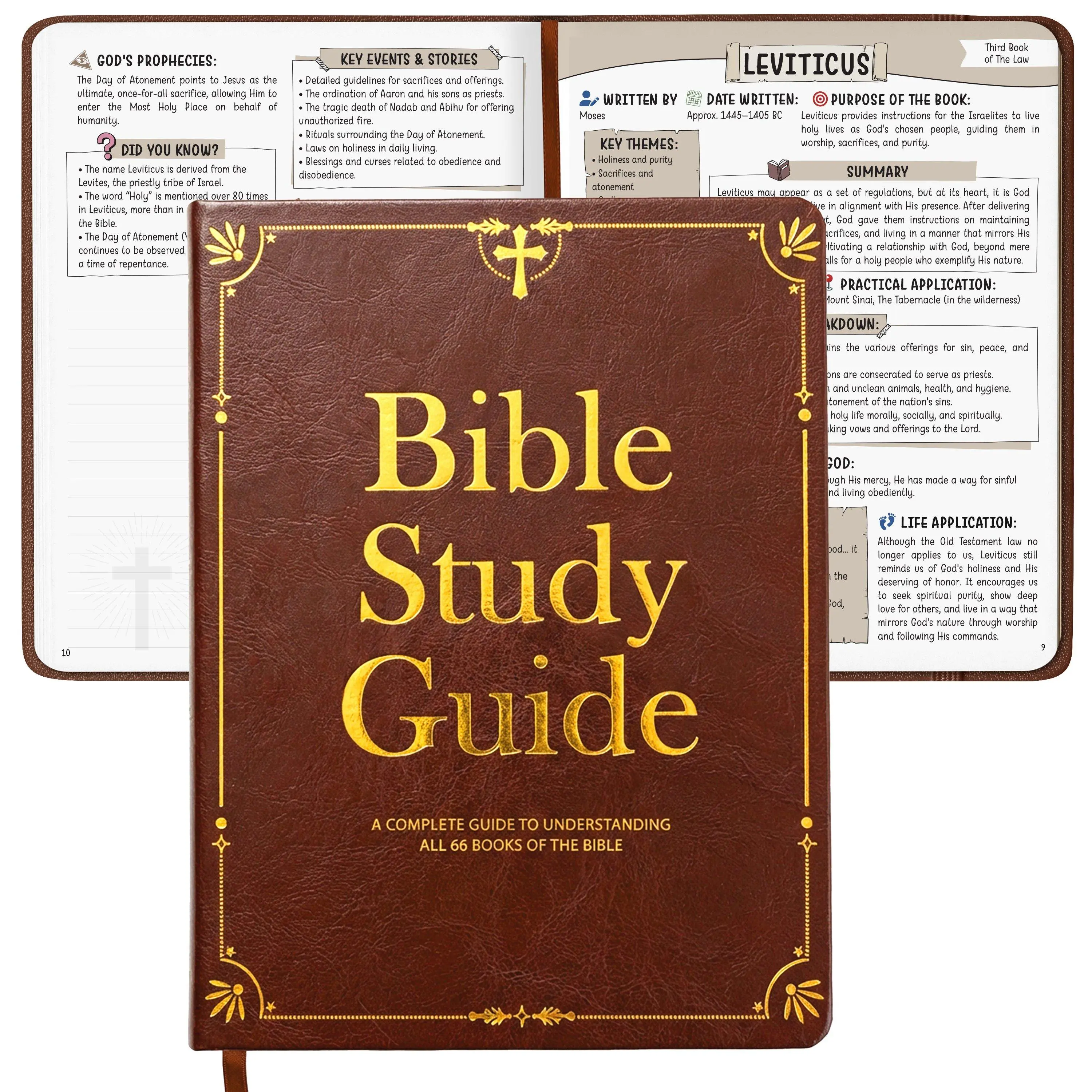 Leather Bible Study Guide
