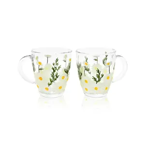 Painted Daisy Mugs