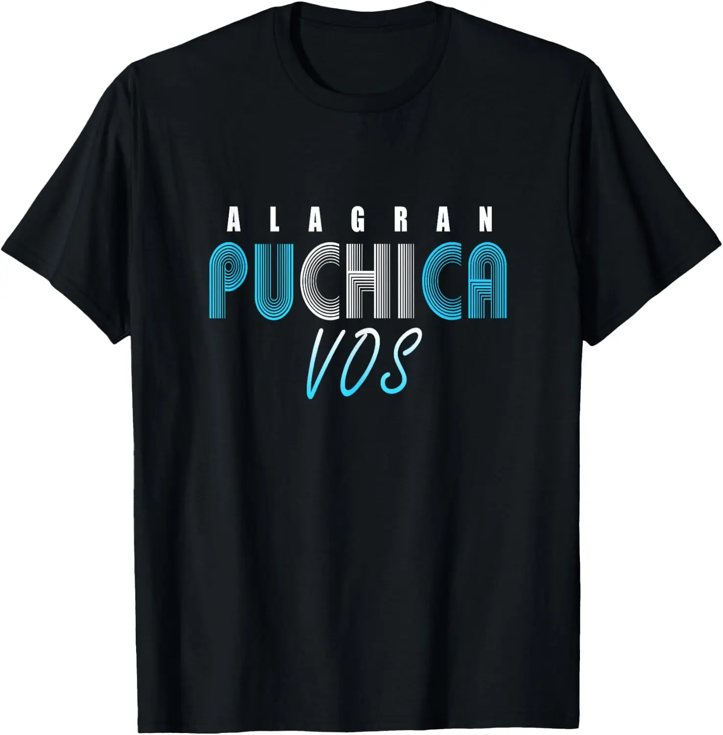 Women's 100% Cotton Vintage Round Neck Short Sleeve Graphic Top - Casual Fit, Playful Guatemalan Slang 'A La Gran Puchica Vos', Regular Sleeves Streetwear Everyday T-Shirt