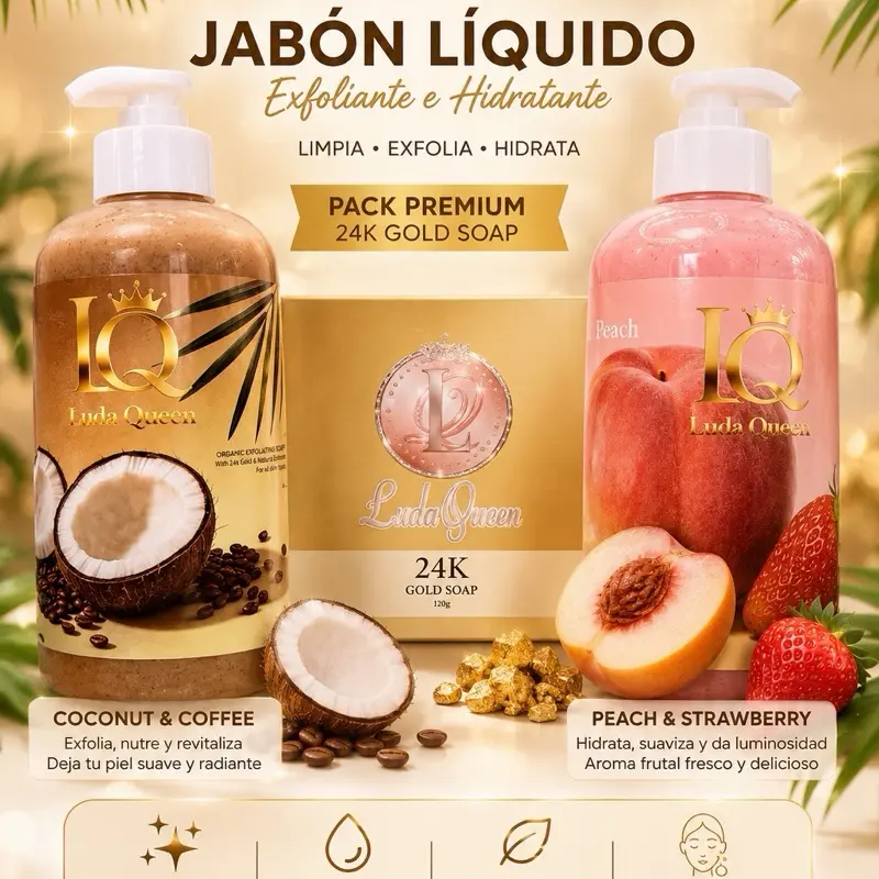 LQ Brightening Dark Skin Exfoliant Combo Trio, Face Scrub for Skin Repair glow