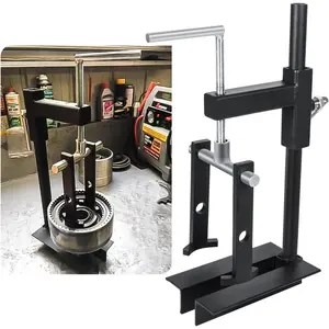 T-0158 Clutch Drum Spring Compressor Transmission Tool Heavy Duty Steel Bench Mount