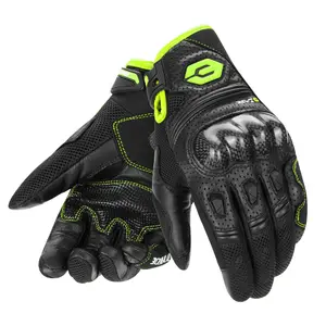 Summer Motorcycle Riding Black Green Gloves With Breathable Built-in Anti Fall Protection Full Finger Touch Screen Rider Motorcycle Glove Equipment