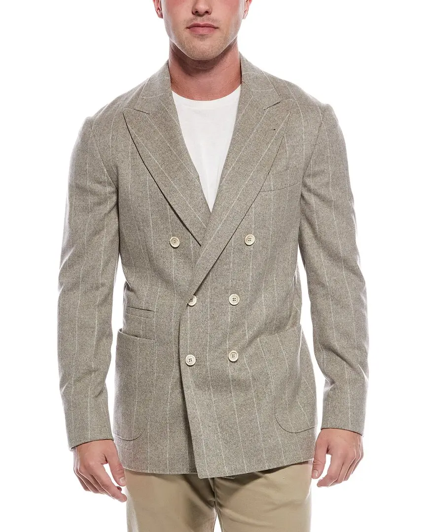 Brunello Cucinelli Wool & Cashmere-Blend Blazer