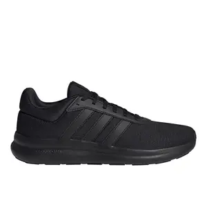 adidas Mens Light Racer 4.0 Lace Up Sneakers Shoes Casual - Black