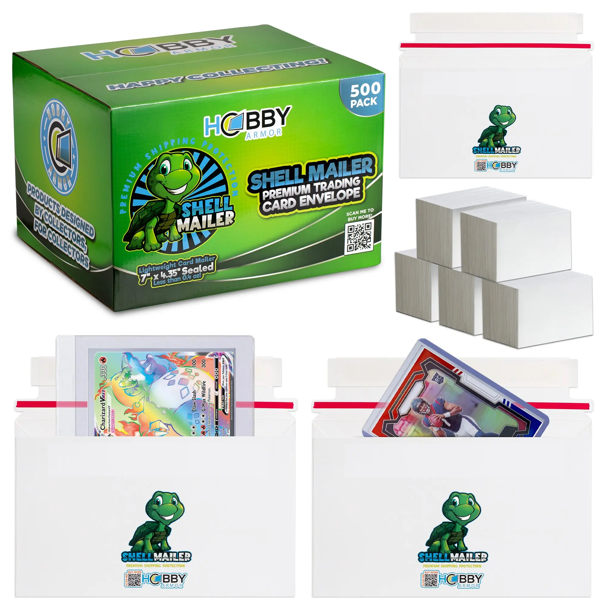 Shell Mailer Trading Card Envelopes - 7" x 4.35" - TikTok Shop Shell Mailer Trading Card Envelopes - 7" x 4.35" - TikTok Shop
