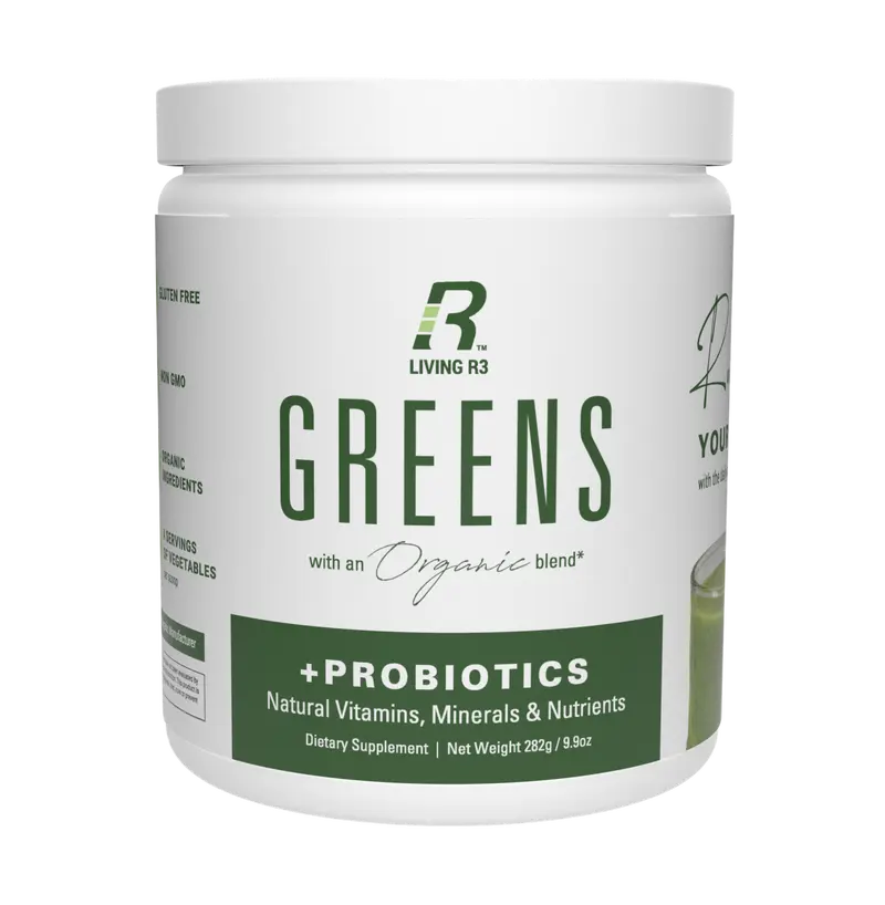 Super Greens Powder with Organic Blend and Probiotics Natural Vitamins, Minerals and Nutrients for Energy, Digestion and Wellness
