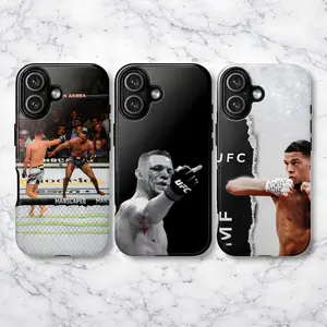 Nick Diaz Phone Case UFC Fighter Cover Suitable for iPhone 17/16/15/14/13/12/11 Pro Max/Plusand Samsung Galaxy S23-25, shock-absorbing, anti-drop protective case,