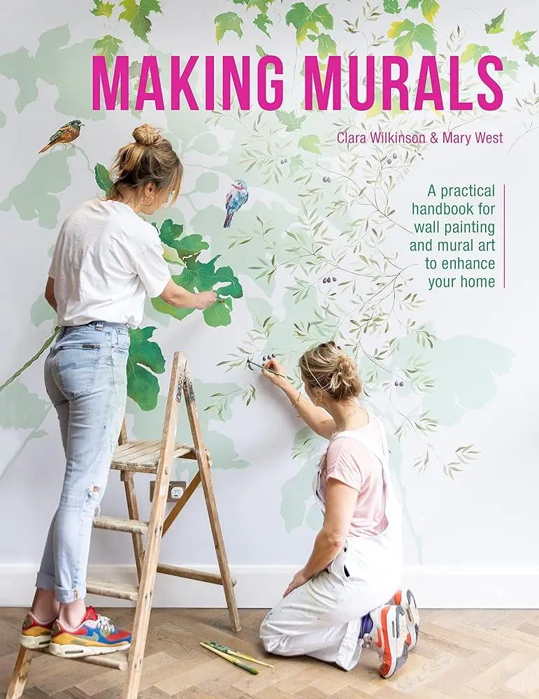 English Wall Painting & Mural Art Practical Handbook: Home Enhancement Guide with Step-by-Step Instructions, Design Templates, Innovative Doodle Grid Method by Mary West (Crafts & DIY, Lifestyle & Hobbies Book)