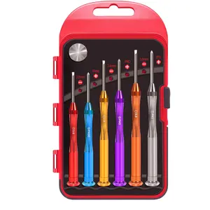 6PC Magnetic Mini Screwdriver Set  Flathead & Phillips Precision Tools for Electronics, Watches, Eyeglasses & Computers | Cool Gadgets & Perfect Gifts for Men  Christmas 2024 Must-Have Repair Kit