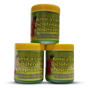 SPECIAL 3-PACK Arnica Pomada Muscular 125g -Arnica Massage Balm - 125g Soothing Full-Body Care