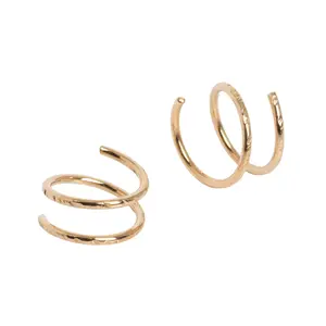 Twist Earrings for Women – 14K Gold Filled Minimalist Hoop & Stud Design, Lightweight Comfortable Jewelry, Elegant Everyday Earrings, Trendy Fashion Gift