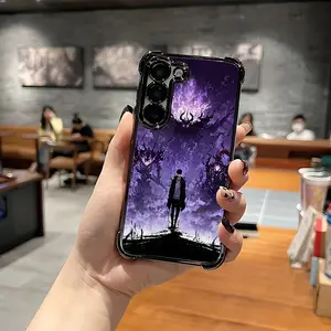 Anime Solo Game Leveling Phone Case for Samsung Galaxy S25 S24 S23 S22 S21 FE Ultra Plus 4G 5G Shockproof Transparent Soft Back Cover