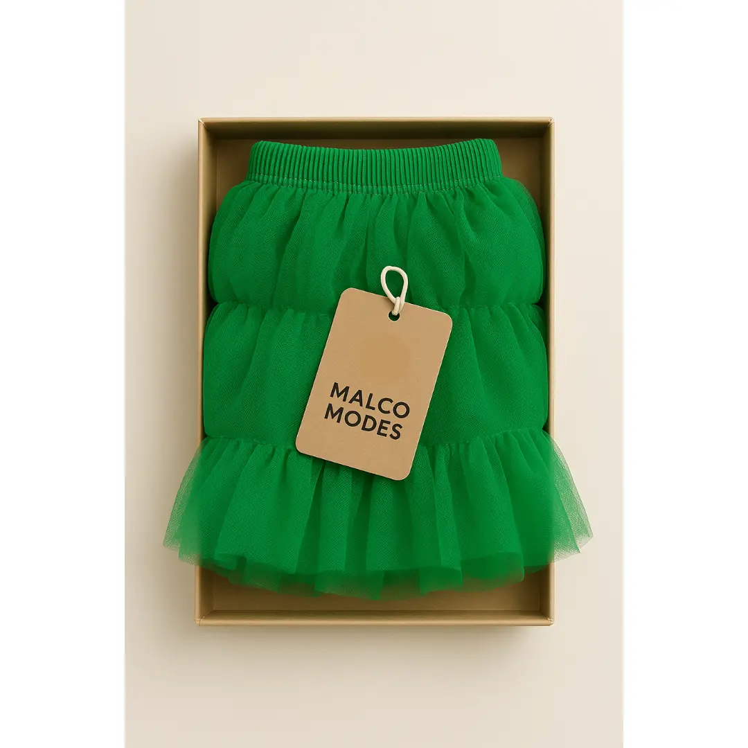 Malco Modes Fluffy Tutu Mini Skirt – Layered Tulle Petticoat for Raves, Balletcore, Kawaii Fashion, Cosplay, Festival & Halloween Outfits Lace Womenswear
