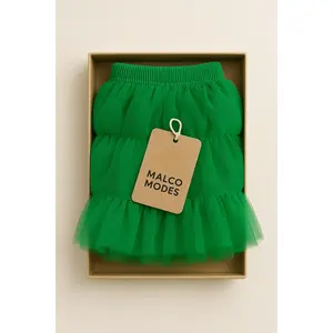 Malco Modes Fluffy Tutu Mini Skirt – Layered Tulle Petticoat for Raves, Balletcore, Kawaii Fashion, Cosplay, Festival & Halloween Outfits Lace Womenswear