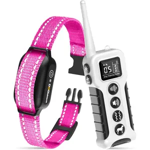 Dog Training Collar with Remote 3300ft Range, No Shock Vibrating Collar with 9 Tones for Small Medium Large Dogs