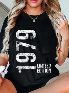 100% Cotton 45th Birthday 45 Years Old Man Woman Vintage 1979 T-Shirt