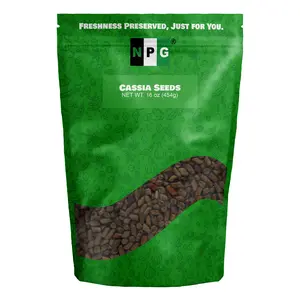 NPG Cassia Seeds 16 Oz, Jue Ming Zi, Chinese Natural Herbal, Versatile for Mix Drink, Cooking Spice, Non-GMO, Traditional loose leaf tea
