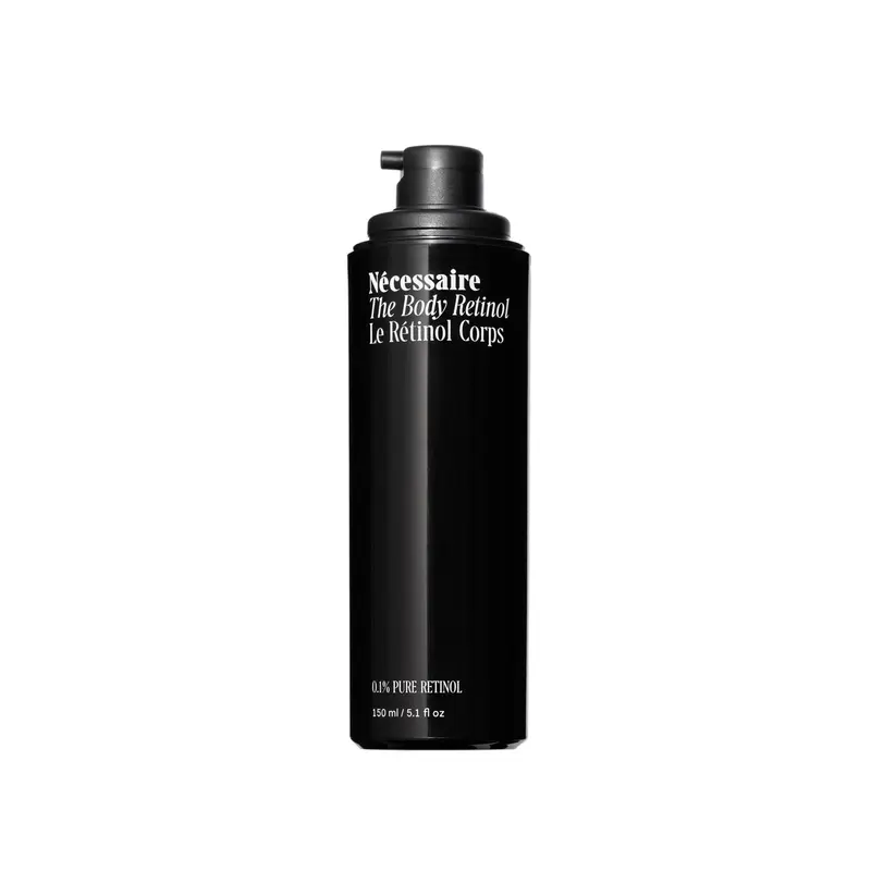 Nécessaire - The Body Retinol. 0.1% Pure Retinol + 10% AHA. Repair Serum and Retinol Body Lotion for Crepey Skin Treatment, Wrinkle Prevention. 150ml / 5.1oz OR 50ml / 1.7oz