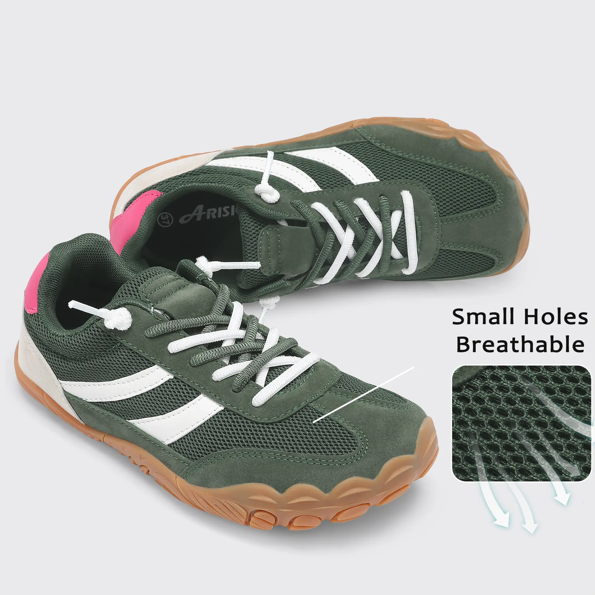 Women's & Men's Wide Toe Box Barefoot Walking Shoes - Polypropylene, 0-Drop, Comfortable Lightweight Summer Sneakers