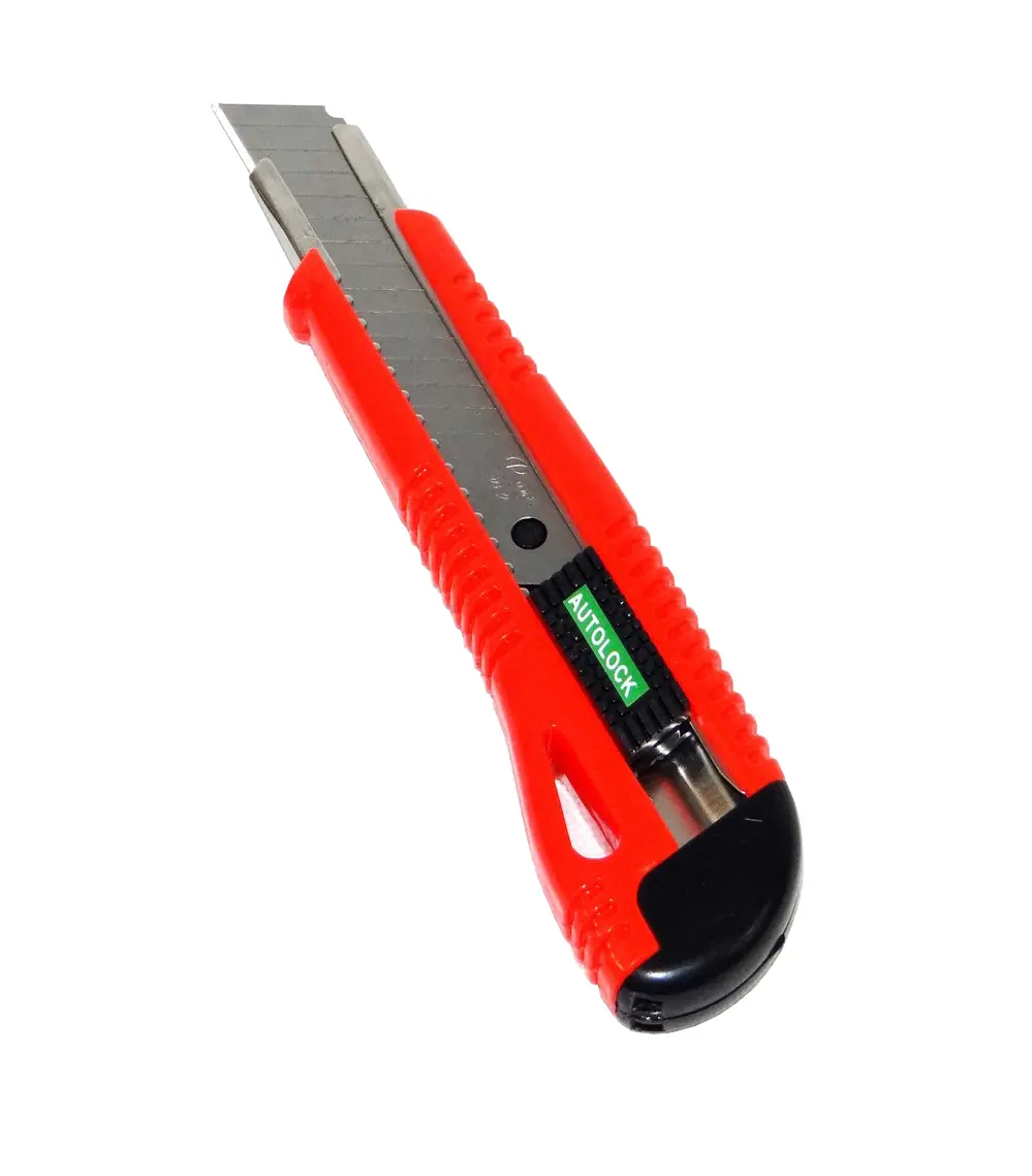 FixtureDisplays® Plastic Utility  Box Cutter Plastic Safety Cutter,Mixed color,Ship randomly 102718-1PK-NF